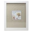  11x14 White Shadow Box Frame - Linen Inner Display Board