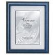  Blue Finish 4x6 Picture Frame - Gold Bead Design